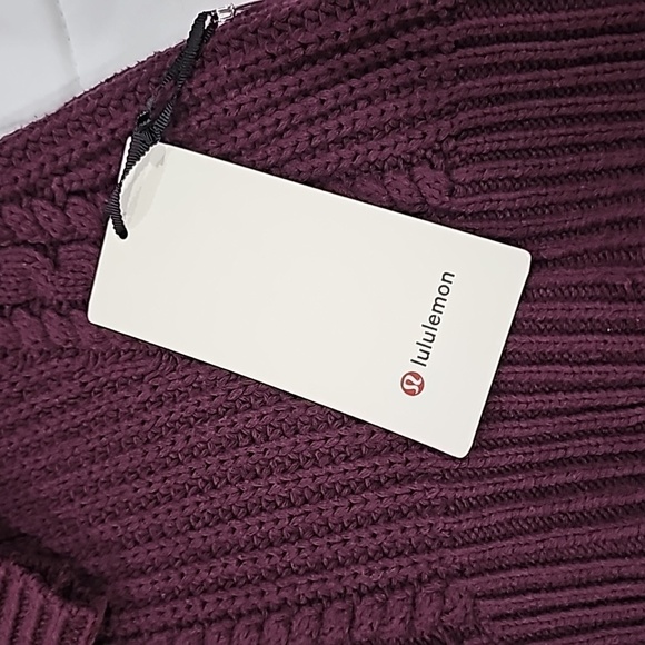 * NWT Lululemon Bring The Cozy Turtleneck Cotton Dark Adobe Size 4 - Picture 8 of 11